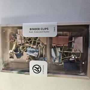 U Brands Binder‎ Clips Assorted Colors Bundle 144